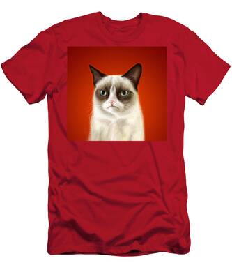 Grumpy Cat Soft Kitty Mug Shot Juniors Black T-Shirt
